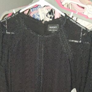 Bardot Black Lace Dress Small